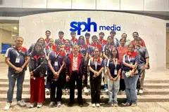 On the penultimate day of their trip, the group visited SPH Media to catch a glimpse at the inner workings of a newsroom. 
