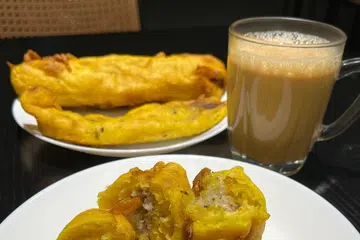 Monsoon Masala’s Malabar-style fried banana fritters.
