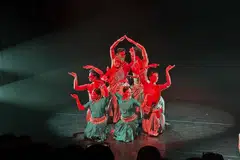 Dancers from Orissa Dance Academy.