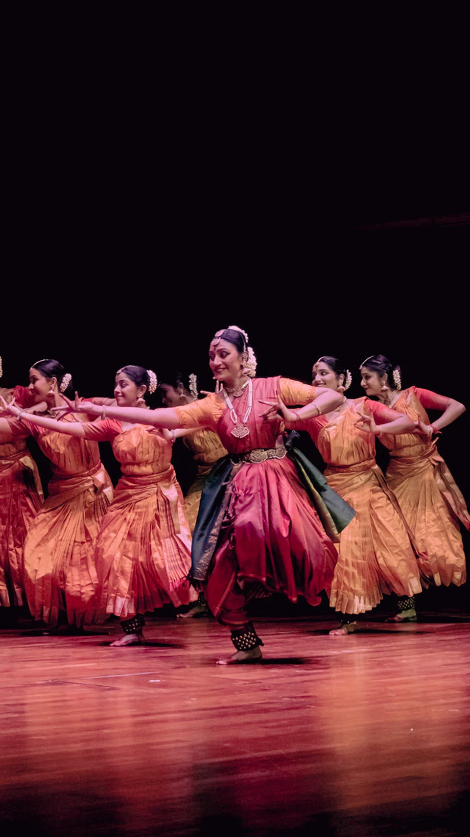 The “Seasons Within” performance, which brought together Carnatic music and Bharatanatyam.