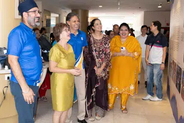 Ms Denise Phua, Mayor of Central Singapore District and Member of Parliament for Jalan Besar GRC, attending the Vesakhi Mela at the Singapore Khalsa Association.