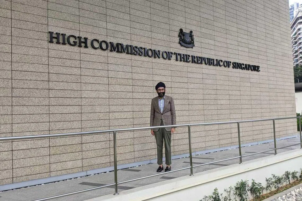 Mr Navjote Singh Sachdev at the Singapore High Commission in Kuala Lumpur, Malaysia.