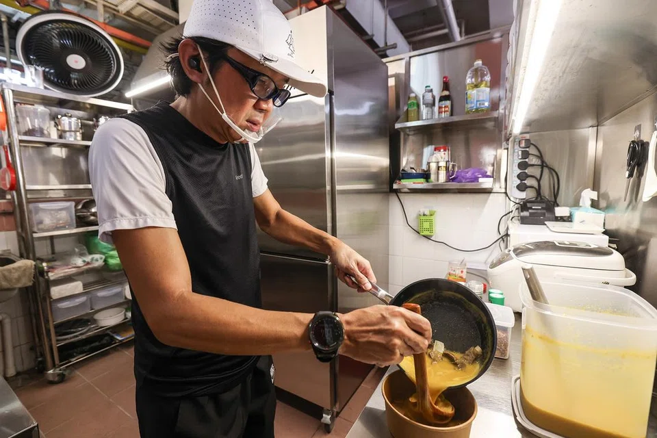Mr Ng runs his stall for just two hours a day twice a week – on Saturdays and Sundays, from 11am to 1pm. 