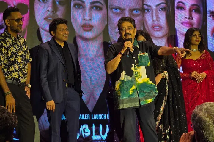 Nandu Rapolu at 13/13 Lucky Nun’s audio launch.