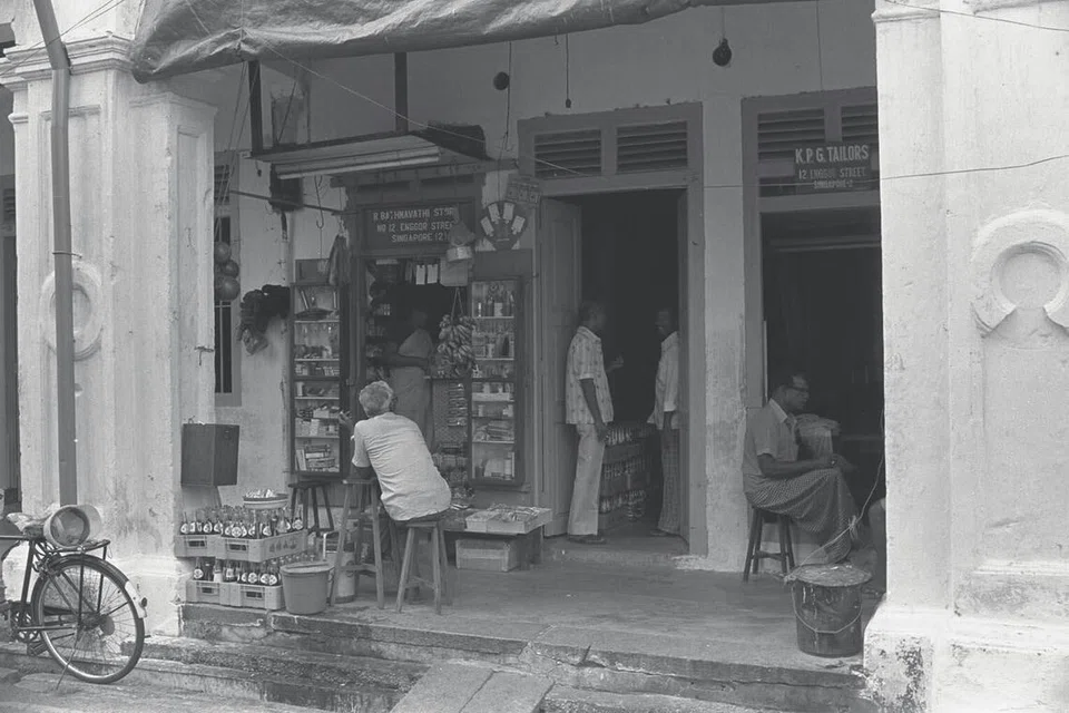 A “mamak” shop in Anson during the 1960s.