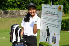 Jainab Javed during her outing at the Sentosa Golf Club’s The Tanjong course.