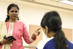 Yishun Secondary School teacher Malar Velee Perumal incorporates memes into her lessons.