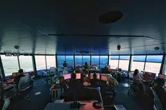The cabin of the Changi Control Tower on July 22, 2026