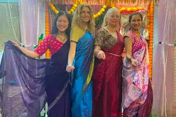 Located on Pagoda Street in Chinatown, Ananya Atelier offers traditional Indian attire and accessories for both men and women. Visiting tourists can rent these outfits and capture photographs at a quaint setup arranged right outside the shop.