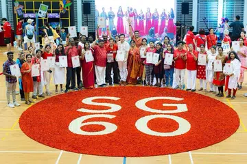 The record-breaking floral tribute that captured the spirit of SG60.