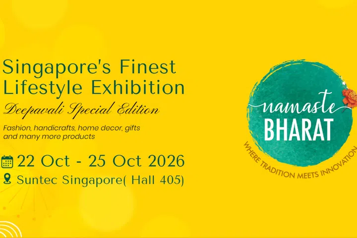 The Namaste Bharat festival will take place from Oct 22 to Oct 25 at Suntec Singapore Hall 405.