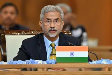 இந்திய வெளியுறவு அமைச்சர் ஜெய்சங்கர்.