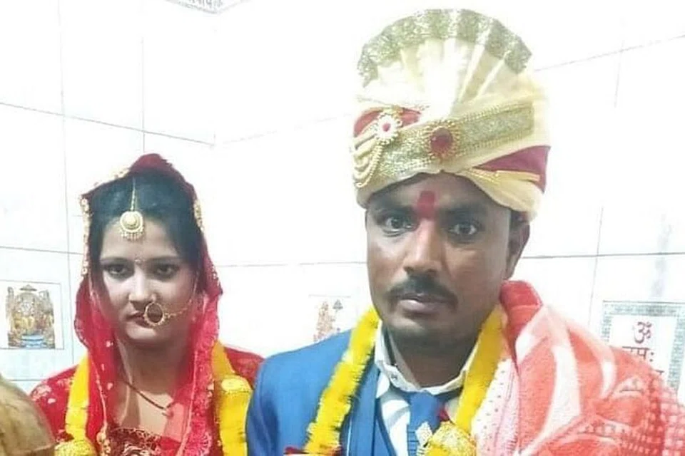 அண்மையில் மணமுடித்துக்கொண்ட ரூபி - நீரஜ் இணையர். படம்: இந்திய ஊடகம்