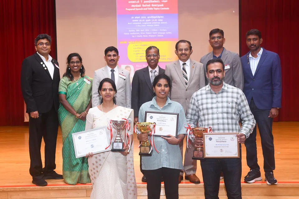தயாரிக்‌கப்பட்ட பேச்சுப் போட்டியின் வெற்றியாளர்கள்.