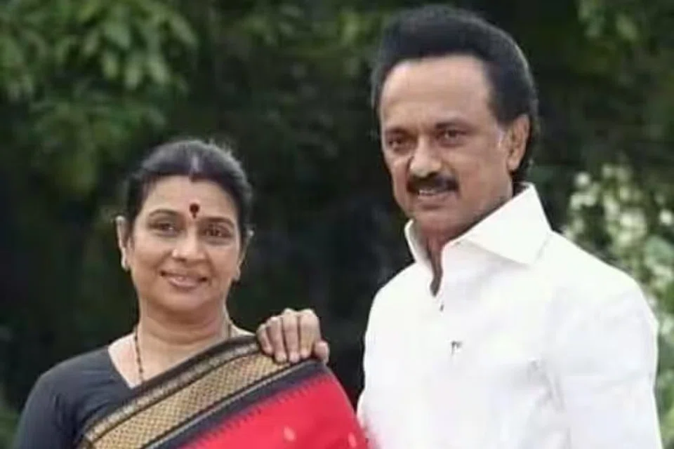 ஸ்டாலின், துர்கா ஸ்டாலின் தம்பதியர்.
