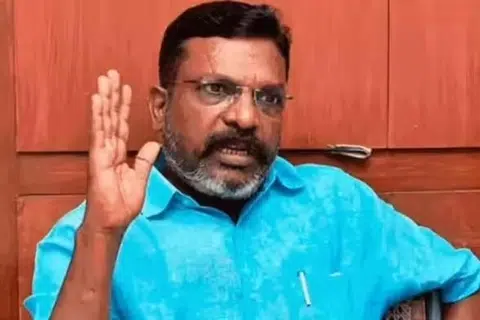 விடுதலைச் சிறுத்தைகள் கட்சித் தலைவர் தொல். திருமாவளவன்.
