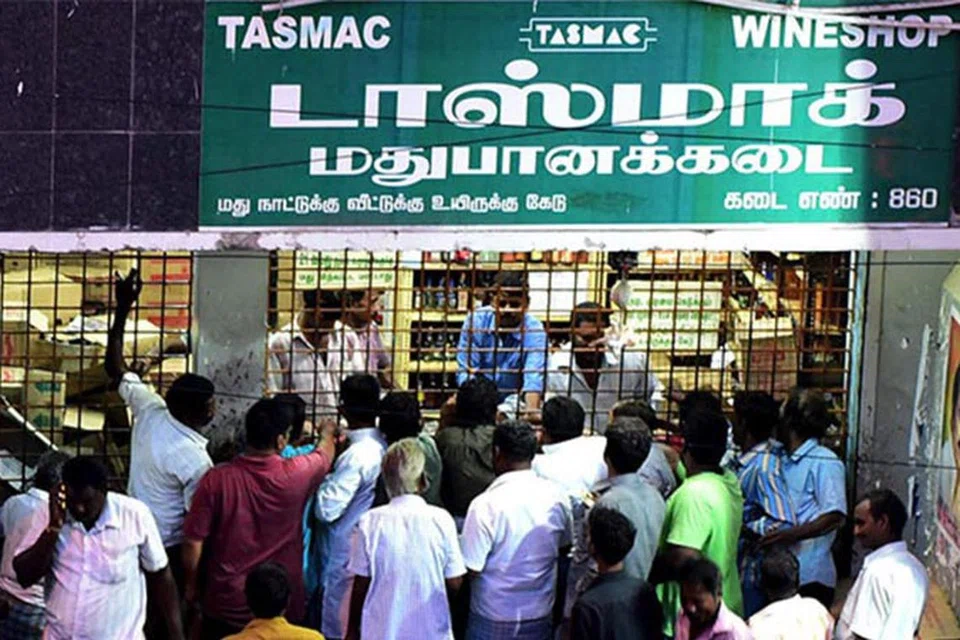 டாஸ்மாக் மதுக்கடை.