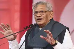 இந்திய மார்க்சிஸ்ட் கம்யூனிஸ்ட் கட்சியின் தேசிய பொதுச்செயலாளர் சீதாராம் யெச்சூரி. 