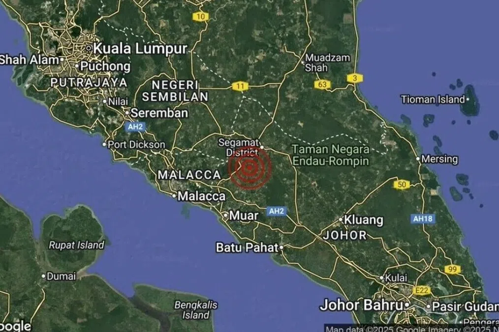 ஜோகூர், மலாக்காவில் நிலநடுக்க அதிர்வுகள்