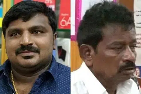 சாத்தான்குளத்தைச் சேர்ந்தவர் ஜெயராஜ் (வலது), அவரது மகன் பெனிக்ஸ். 