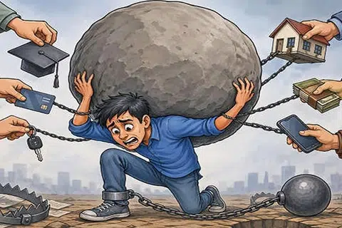 கடன் வாங்குவதில் காட்டும் ஆர்வத்தை அதனைத் திருப்பிச் செலுத்துவதில் இளைஞர்கள் காட்டவில்லை என ஆய்வு கூறுகிறது. 