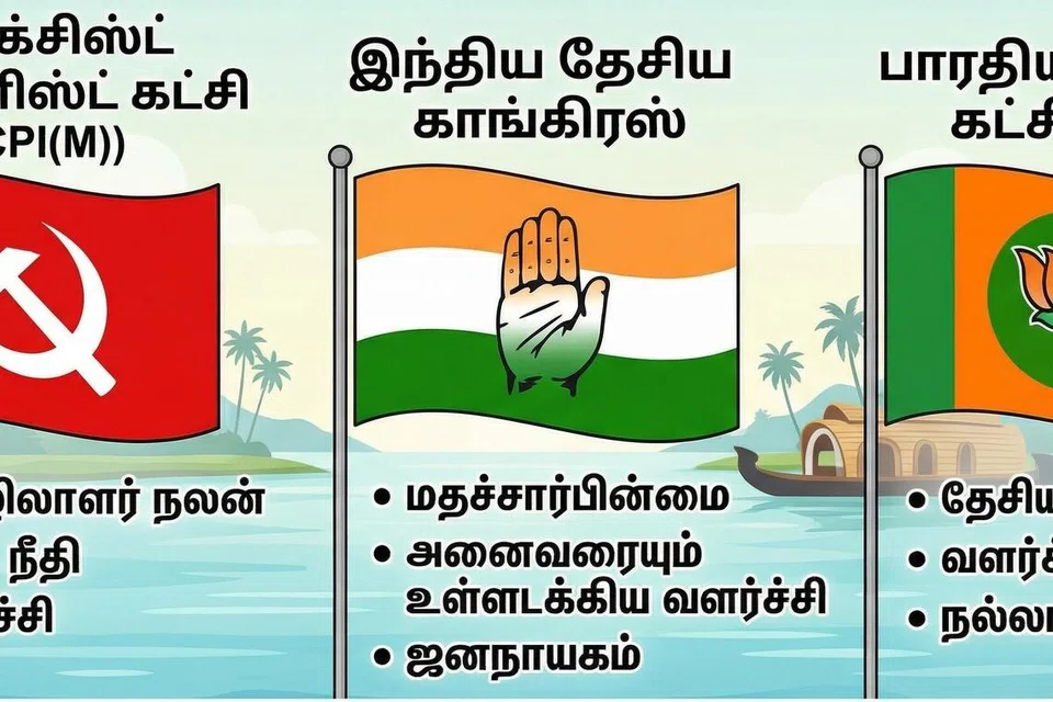 கேரளாவில் உள்ள 140 தொகுதிகளிலும் நாளை (ஏப்ரல் 9) வாக்குப்பதிவு நடைபெறுகிறது.