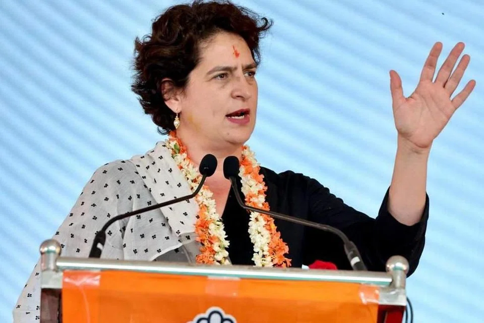 காங்கிரஸ் தேசிய பொதுச் செயலாளர் பிரியங்கா காந்தி.