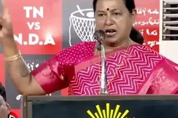 சேலத்தில் பிரசாரம் செய்தார் பிரேமலதா.