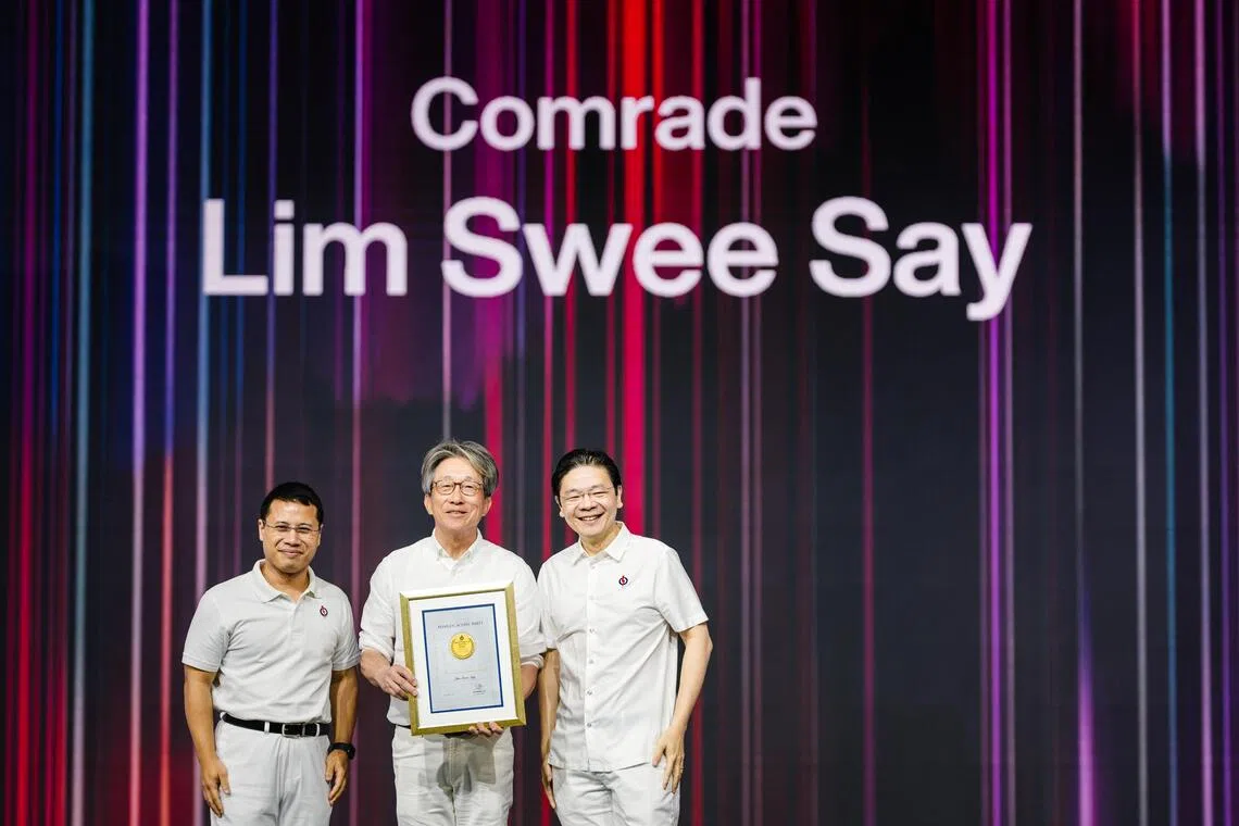 மசெக ஆளுமை லிம் சுவீ சேவுக்கு ‘மெச்சத்தக்க சேவை பதக்கம்’