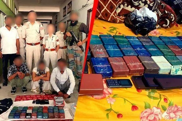 30 சோப்பு டப்பாக்களில் மறைத்து வைக்கப்பட்டிருந்த ரூ.2.10 கோடி மதிப்பிலான ஹெராயின் பறிமுதல்