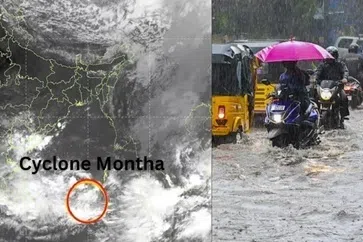 ஆந்திராவை நோக்கி நகரும் ‘மோந்தா’ புயல்