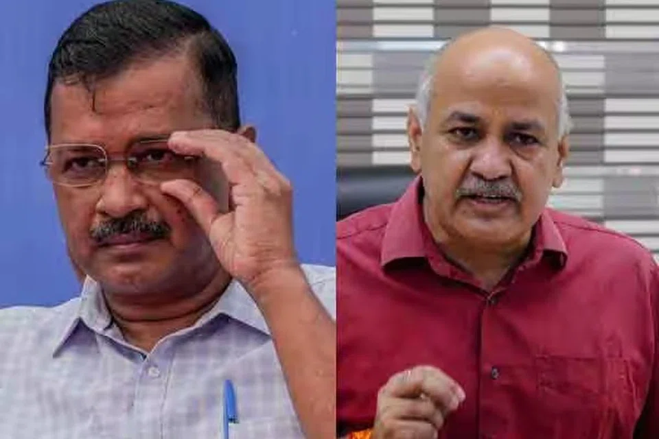 புதுடெல்லி முன்னாள் முதல்வர் அரவிந்த் கெஜ்ரிவால், மணீஷ் சிசோடியா.