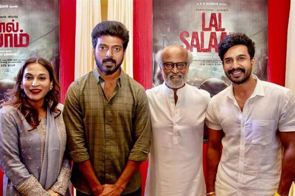 ‘லால் சலாம்’ படக்குழுவினர்.