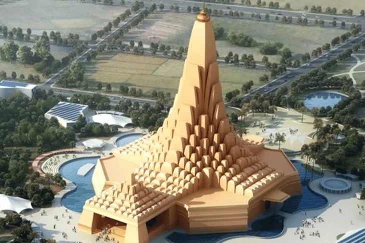 1,500 துாண்களுடன் பிரம்மாண்ட கோவில்: வலுவான அடித்தளம் அமைத்து சாதனை