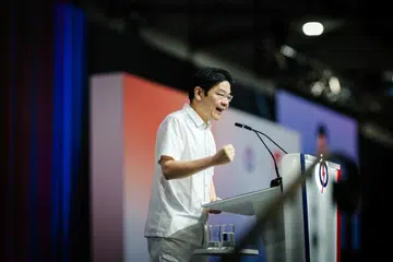 ஆளும் மக்கள் செயல் கட்சியின் தலைமைச் செயலாளரும், பிரதமருமான லாரன்ஸ் வோங்.