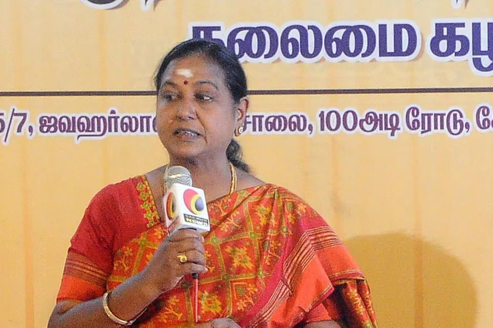 தேமுதிக பொதுச் செயலா் பிரேமலதா விஜயகாந்த்.
