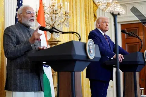 “இந்தியா அமெரிக்காவுக்கு ஆதரவாக நடந்துகொண்டது. மோடி ஒரு நல்ல மனிதர்,” என்றார் அமெரிக்க அதிபர் டோனல்ட் டிரம்ப்.