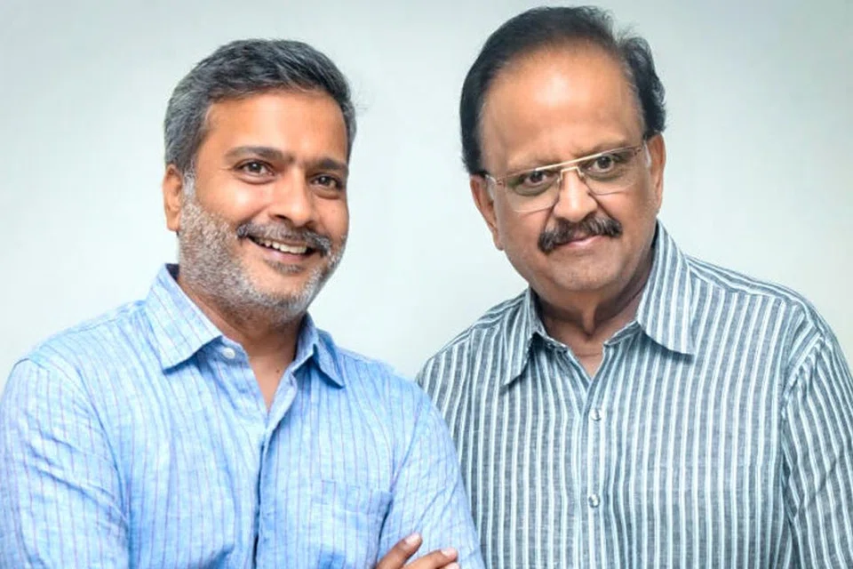 எஸ்.பி.பாலாவுடன் சரண்.