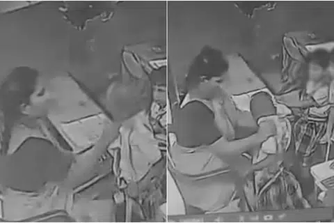 ஆசிரியை அடித்ததில் வீட்டுப்பாடம் செய்யாத ஆறு வயதுச் சிறுவன் வகுப்பறையிலேயே உயிரிழந்தான்.