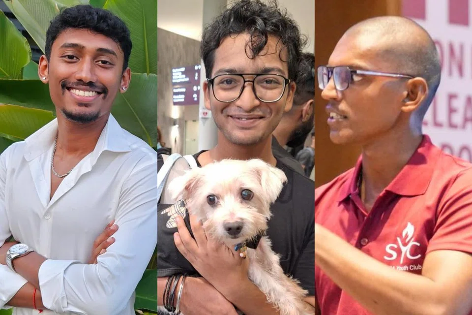 தேசிய சேவையின்போதே சிண்டா இளையர் மன்றத்தில் சேவையாற்றிய இளையர்கள் (இடமிருந்து) தீபன் நாயர், ஷேக் தாவுட், முகமது ஃபிர்தோஸ் .