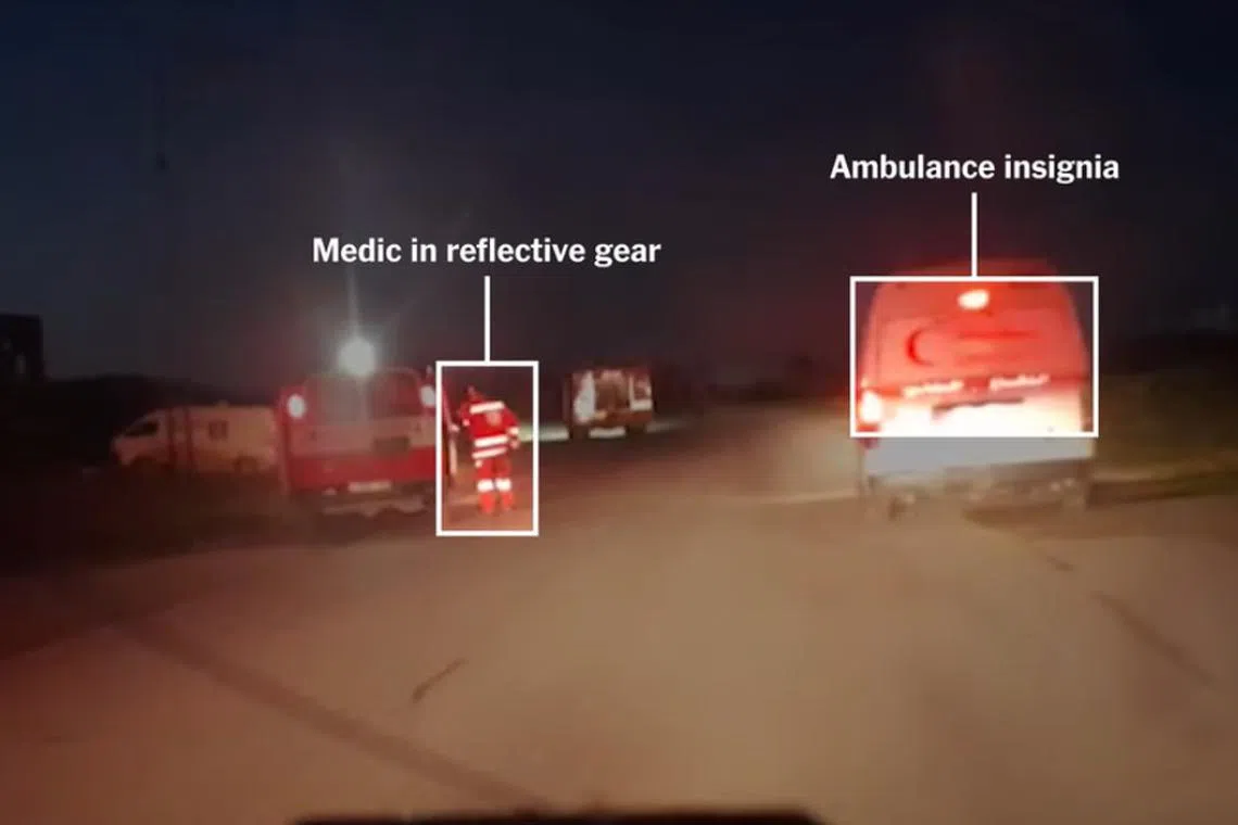 காஸாவில் உதவிக்குழு ஊழியர்கள் சுட்டுக் கொல்லப்படுவதைக் காட்டும் காணொளி