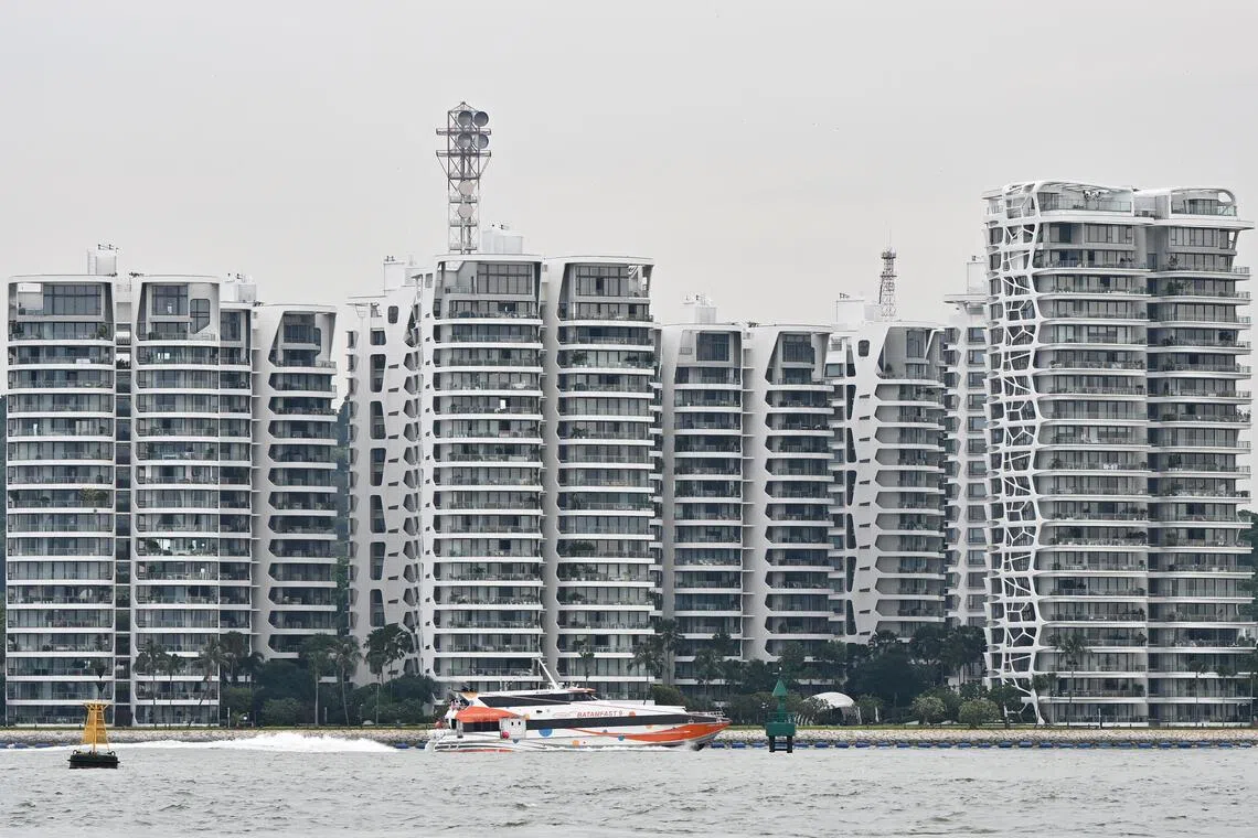 தனியார் வீட்டு விலை அதிகரிப்பு; ‘செந்தோசா கோவ்’ விதிவிலக்கு