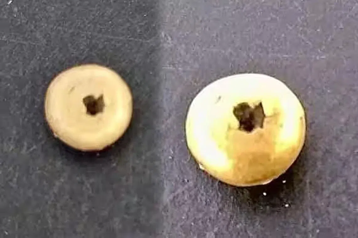 வெம்பக்கோட்டை அகழாய்வில் தங்கத்தில் செய்த மணி கண்டெடுப்பு