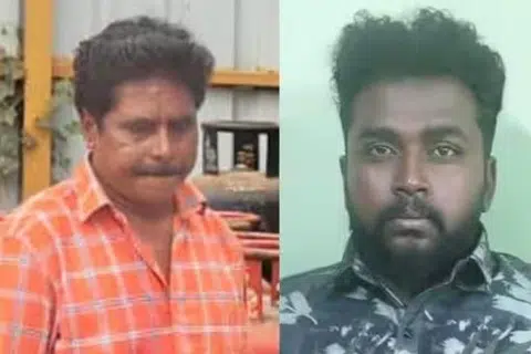 கைது செய்யப்பட்ட பழனி, மதன்.