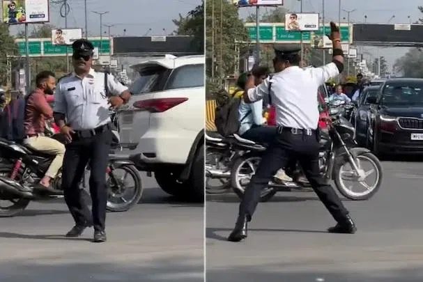 மும்பை பெண் அளித்த புகார்: இந்தூரின் புகழ்பெற்ற ‘டான்சிங் காப்’ பதவியிறக்கம்