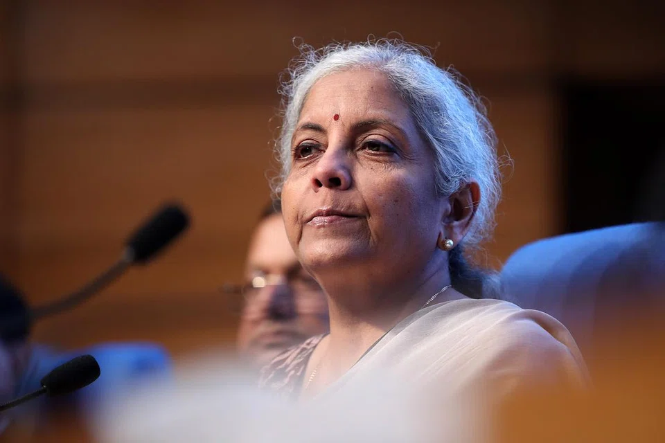 இந்தியாவின் நிதியமைச்சர் நிர்மலா சீதாராமன்.