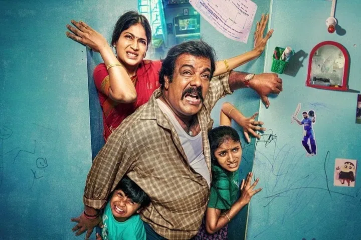 முனீஸ்காந்தை அடித்து துவைத்தெடுத்த விஜயலட்சுமி: இது ‘மிடில் கிளாஸ்’ கலாட்டா