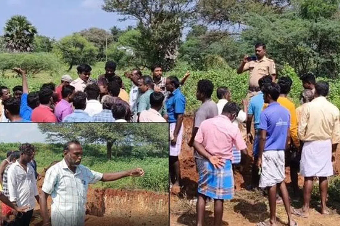 சுடுகாட்டில் ஆறு பிணங்களைக் காணவில்லை; கிராம மக்கள் குற்றச்சாட்டு