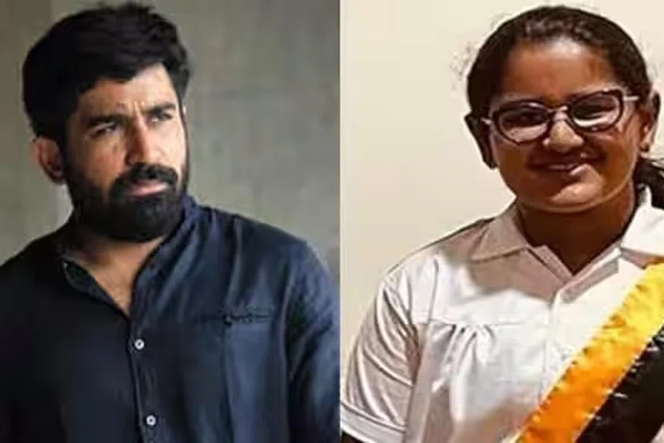விஜய் ஆண்டனி, மகள் மீரா.
