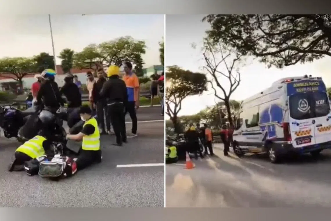 ஆயர் ராஜா விரைவுச்சாலையில் நான்கு வாகன விபத்து; நால்வர் மருத்துவமனையில்